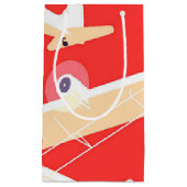 Vliegtuig die WPA Kleurrijk vliegen Klein Cadeauzakje (Voorkant)