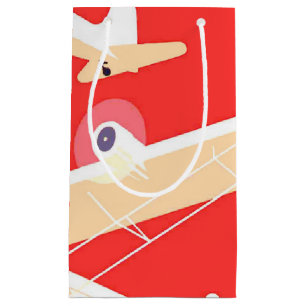 Vliegtuig die WPA Kleurrijk vliegen Klein Cadeauzakje