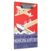 Vliegtuig die WPA Kleurrijk vliegen Klembord (Rechts)