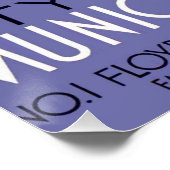 Vliegtuig die  WPA Kleurrijk vliegen Perfect Poster (Hoek)