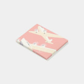 Vliegtuig die WPA Kleurrijk vliegen Post-it® Notes (Schuin)