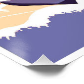 Vliegtuig die  WPA Kleurrijk vliegen Poster (Hoek)