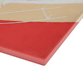 Vliegtuig die  WPA Kleurrijk vliegen Snijplank (Hoek)