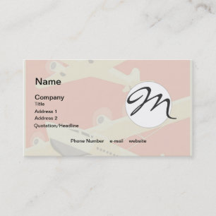 Vliegtuig die  WPA Kleurrijk vliegen Visitekaartje