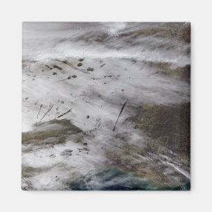 Vliegtuig-dissipatietrails Magneet