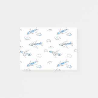 vliegtuig doedele post-it® notes