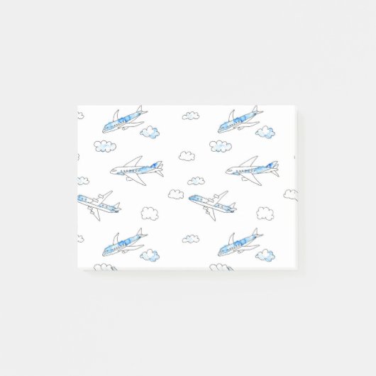 vliegtuig doedele post-it® notes (Voorkant)