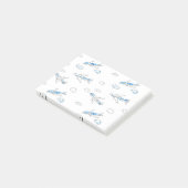 vliegtuig doedele post-it® notes (Schuin)