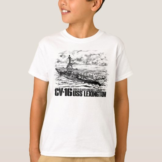 Vliegtuig draagster Lexington Shirt (Voorkant)