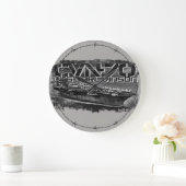 Vliegtuig drager Carl Vinson Acrylwandklok Grote Klok (Huis)