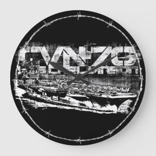 Vliegtuig drager Carl Vinson Acrylwandklok Grote Klok