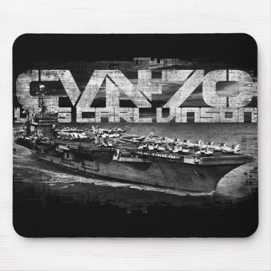 Vliegtuig drager Carl Vinson Mousepad Muismat (Voorkant)