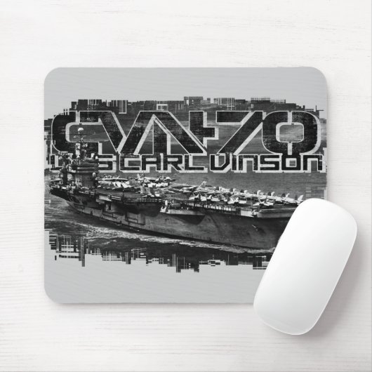Vliegtuig drager Carl Vinson Mousepad Muismat (Met muis)