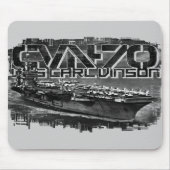 Vliegtuig drager Carl Vinson Mousepad Muismat (Voorkant)