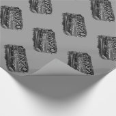 Vliegtuig drager Carl Vinson Wrapping Paper Cadeaupapier (Hoek)