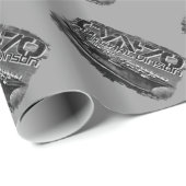 Vliegtuig drager Carl Vinson Wrapping Paper Cadeaupapier (Rol Hoek)