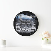 Vliegtuig drager D.D.Eisenhower Acrylwandklok Grote Klok (Huis)