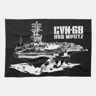 Vliegtuig drager Nimitz Dawsonsf keukenhanddoek