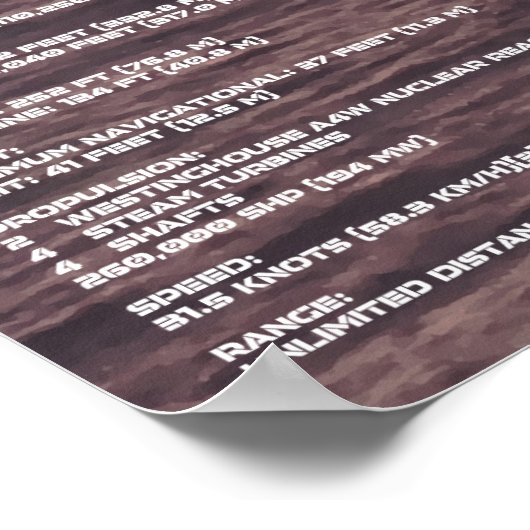 Vliegtuig drager Nimitz Print (Hoek)