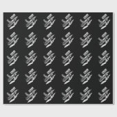 Vliegtuig drager Nimitz Wrappingpaper Cadeaupapier (Vlak)