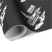 Vliegtuig drager Nimitz Wrappingpaper Cadeaupapier (Rol Hoek)
