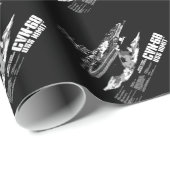 Vliegtuig drager Nimitz Wrappingpaper Cadeaupapier (Rol Hoek)