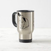 Vliegtuig Ears Travel Mug Reisbeker (Voorkant links)