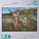 Vliegtuig - Eerste one-stop vlucht in de VS - 1921 Tissuepapier (Craft)