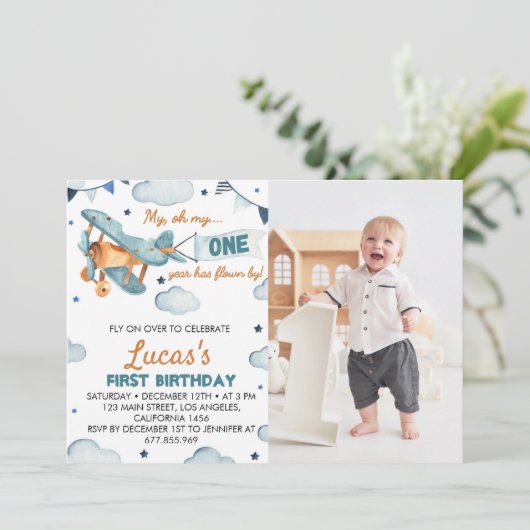  vliegtuig eerste uitnodiging op zaterdag (Staand voorkant)