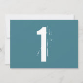 vliegtuig eerste uitnodiging op zaterdag (Achterkant)