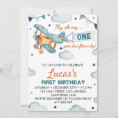 vliegtuig eerste uitnodiging op zaterdag (Voorkant)