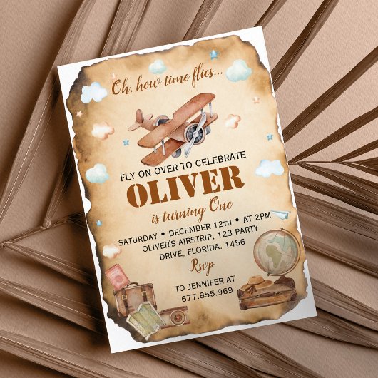 vliegtuig eerste uitnodiging op zaterdag