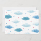 vliegtuig Eerste zondag Dank je wel Bedankkaart (Achterkant)