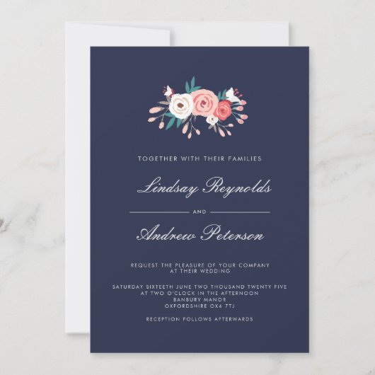 Vliegtuig en koraal kaart (Voorkant)