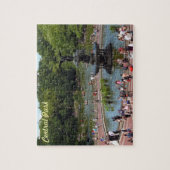 Vliegtuig en meer in Central Park, New York City Legpuzzel (Verticaal)