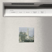 Vliegtuig en plein van de Sofia, Istanbul, engra Magneet (Insitu (Vaatwasser))