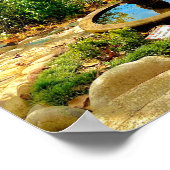 Vliegtuig en Tuin Mexico Poster (Hoek)