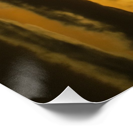  vliegtuig en zonsondergangfoto, leuke luchtvaart perfect poster (Hoek)