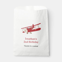  Vliegtuig Favor Tassen (gepersonaliseerd) Bedankzakje