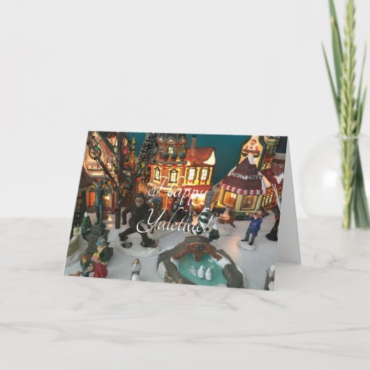 Vliegtuig Feestdagen Kaart (Voorkant)