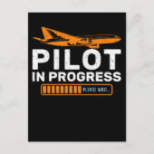 Vliegtuig Fun Airplane Funny Pilot Loading Briefkaart (Voorkant)