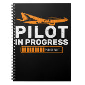 Vliegtuig Fun Airplane Funny Pilot Loading Notitieboek (Voorkant)
