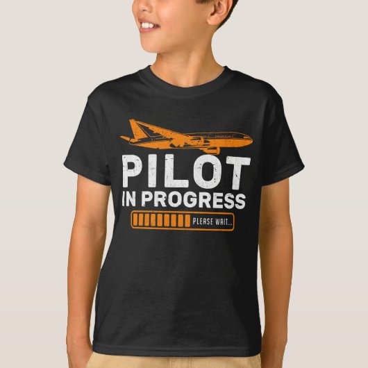 Vliegtuig Fun Airplane Funny Pilot Loading T-shirt (Voorkant)