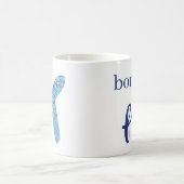 Vliegtuig "geboren naar vliegen" koffiemok (Center)