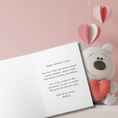 Vliegtuig gek op je, Schattige papieren vliegtuigh Kaart