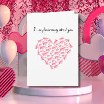 Vliegtuig gek op je, Schattige papieren vliegtuigj