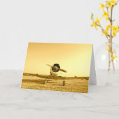 vliegtuig Golden Yellow Kaart (Gele Bloem)