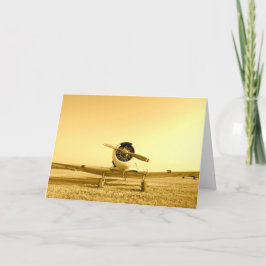 vliegtuig Golden Yellow Kaart