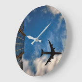 vliegtuig grote klok (Hoek)