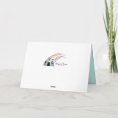 Vliegtuig Happy Birthday van de hele bende Kaart (Achterkant)